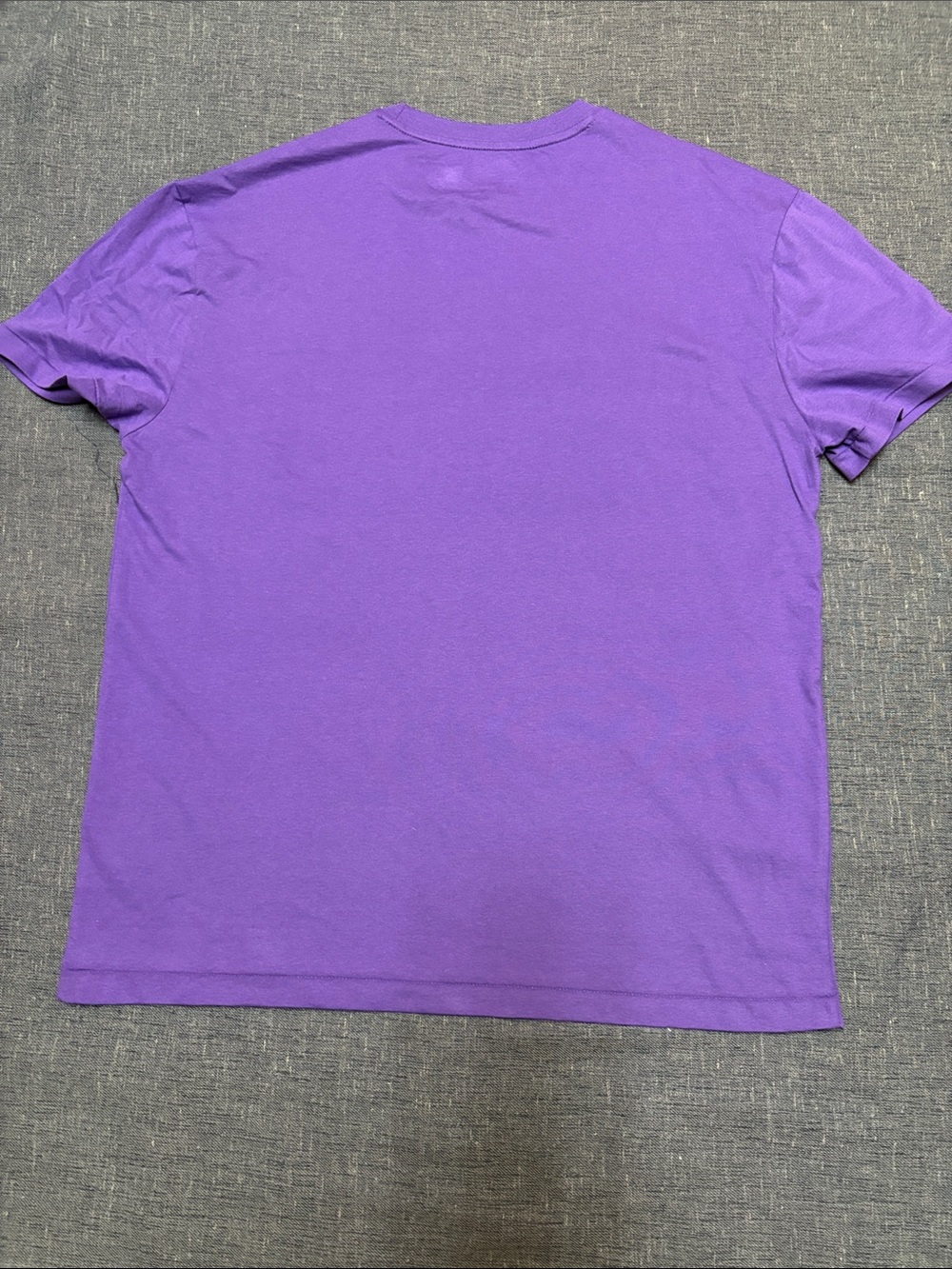 Polo by Ralph Lauren Bright Purple Crew Neck Tee with Green Pony Size M NWOT - Picture 4 of 8